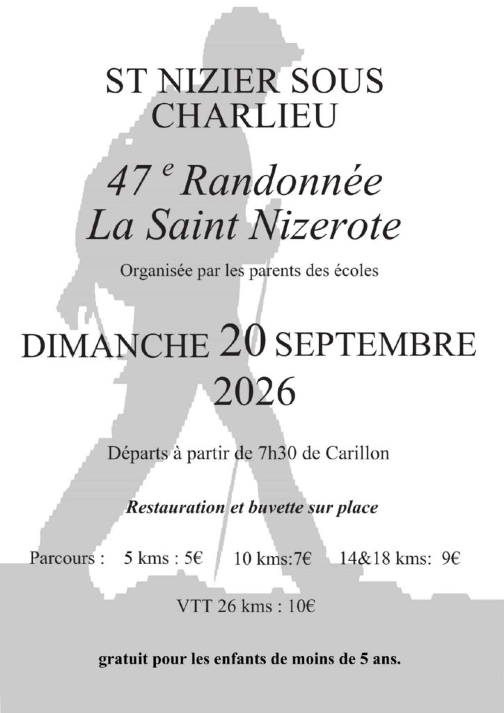 st nizier sous charlieu 47 e randonnée la saint nizerote page 0001